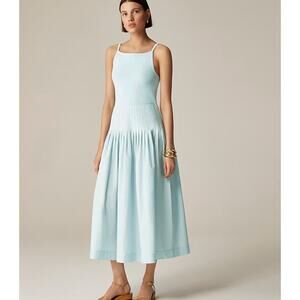 J. Crew Light Blue Midi Dress